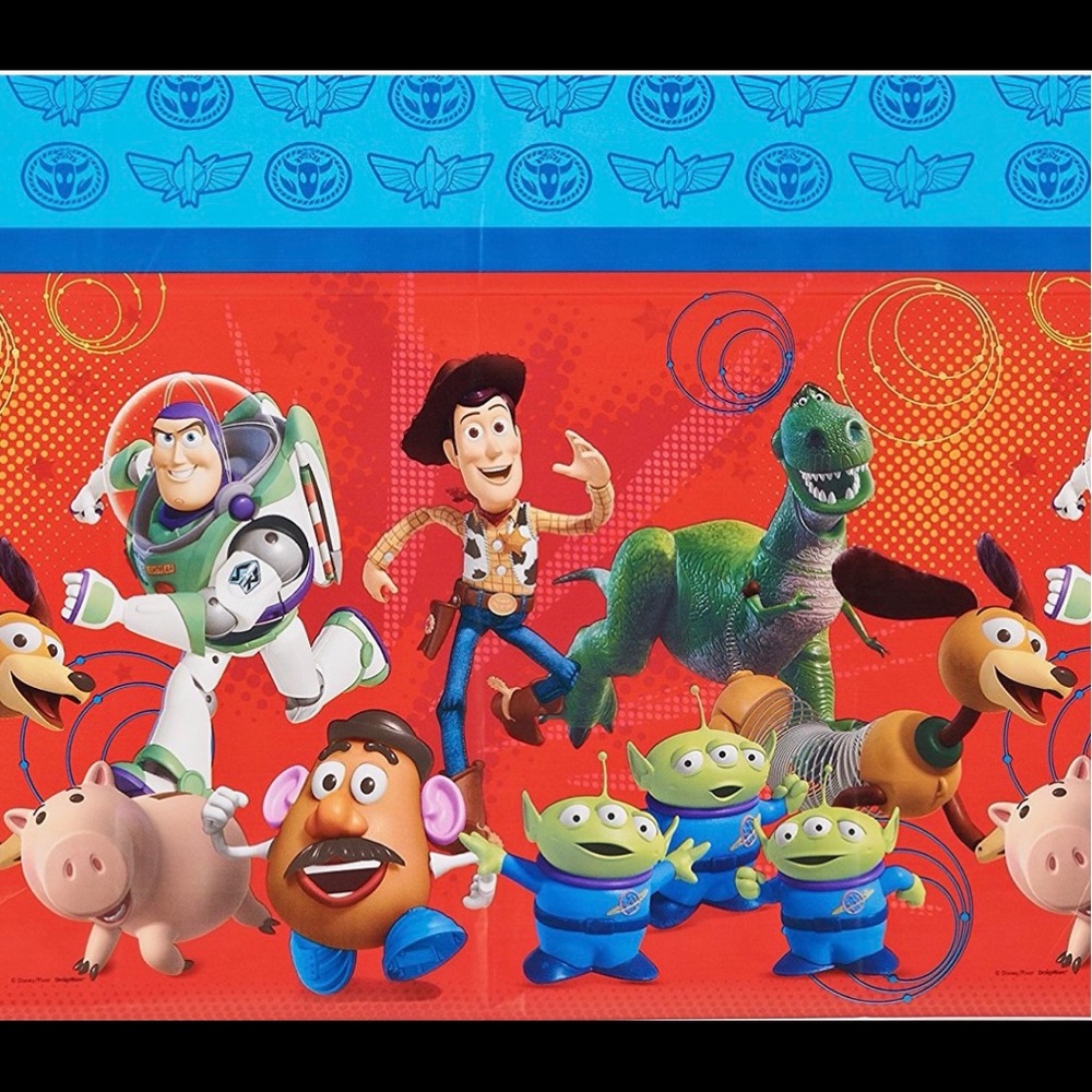 DesignWare Disney Toy Story Kid’s Plastic Party Table Cover